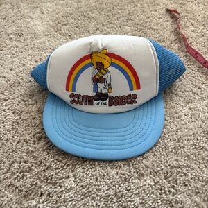 Blue and White Trucker Hat